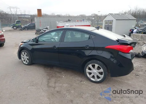2012 Hyundai Elantra Limited from USA, damaged, VIN 5NPDH4AE0CH082248
